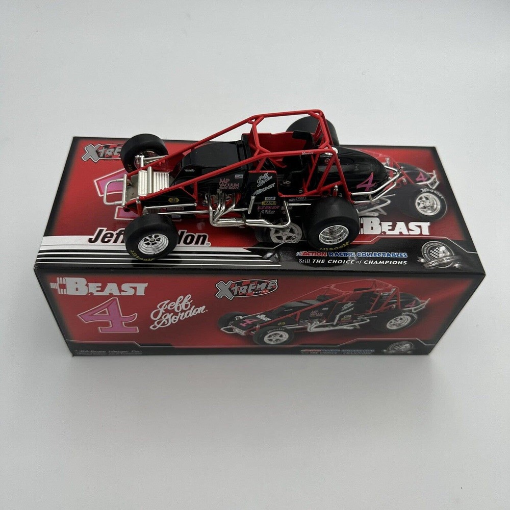 1/24 ACTION 2009 JEFF GORDON BEAST #4 SPRINT SILVER CROWN CAR XTREME
